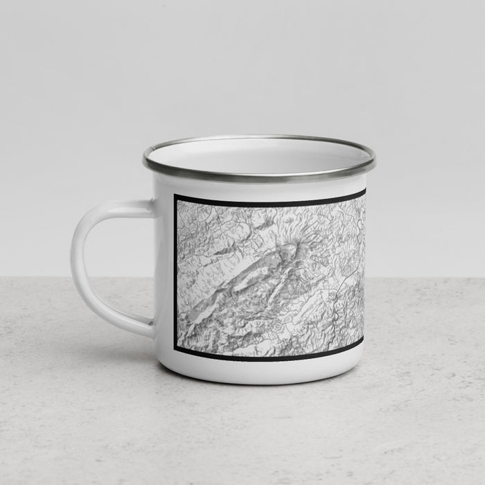 Left View Custom Pigeon Forge Tennessee Map Enamel Mug in Classic