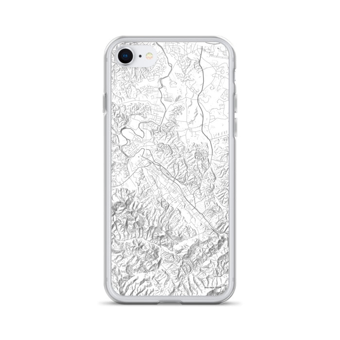 Custom Pigeon Forge Tennessee Map Phone Case in Classic