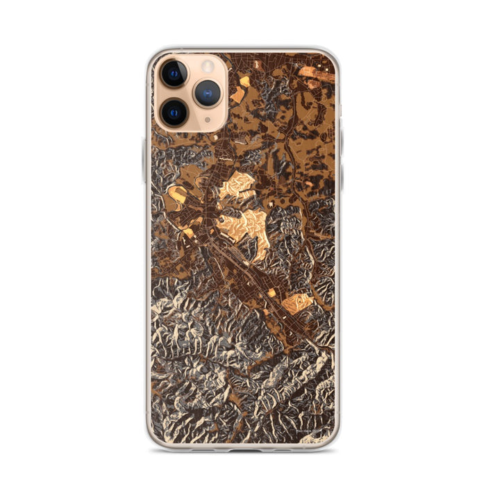 Custom Pigeon Forge Tennessee Map Phone Case in Ember