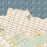 Pine Beach New Jersey Map Print in Woodblock Style Zoomed In Close Up Showing Details