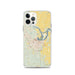 Custom iPhone 12 Pro Pine Bluff Arkansas Map Phone Case in Woodblock