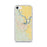 Custom iPhone SE Pine Bluff Arkansas Map Phone Case in Woodblock