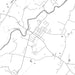 Pine Bush New York Map Print in Classic Style Zoomed In Close Up Showing Details