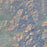 Pinnacles National Park Map Print in Afternoon Style Zoomed In Close Up Showing Details