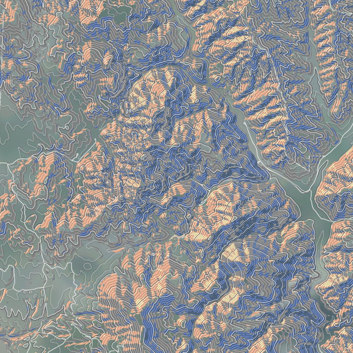Pinacles Map Pinnacles National Park Map Print in Afternoon — JACE Maps