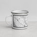 Left View Custom Pinnacles National Park Map Enamel Mug in Classic