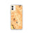 Custom iPhone 11 Pinnacles National Park Map Phone Case in Ember