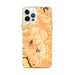 Custom iPhone 12 Pro Max Pinnacles National Park Map Phone Case in Ember