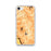Custom iPhone SE Pinnacles National Park Map Phone Case in Ember