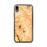 Custom iPhone XR Pinnacles National Park Map Phone Case in Ember