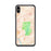 Custom iPhone XS Max Pinnacles National Park Map Phone Case in Watercolor