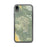 Custom iPhone XR Pinnacles National Park Map Phone Case in Woodblock