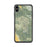 Custom iPhone XS Max Pinnacles National Park Map Phone Case in Woodblock