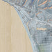 Pismo Beach California Map Print in Afternoon Style Zoomed In Close Up Showing Details