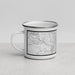Left View Custom Pittsburgh Pennsylvania Map Enamel Mug in Classic