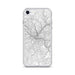 Custom Pittsburgh Pennsylvania Map iPhone SE Phone Case in Classic