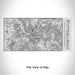 Rendered View of Pittsburgh Pennsylvania Map Engraving on 17oz Stainless Steel Insulated Cola Bottle