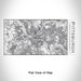 Rendered View of Pittsburgh Pennsylvania Map Engraving on 17oz Stainless Steel Insulated Cola Bottle in White