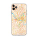 Custom Pittsburgh Pennsylvania Map Phone Case in Watercolor