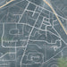 Pittsford New York Map Print in Afternoon Style Zoomed In Close Up Showing Details
