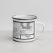Right View Custom Plano Texas Map Enamel Mug in Classic