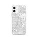 Custom Plano Texas Map iPhone 12 Phone Case in Classic