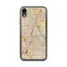 Custom Plano Texas Map Phone Case in Woodblock