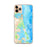 Custom iPhone 11 Pro Max Plum Island Massachusetts Map Phone Case in Watercolor