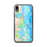 Custom iPhone XR Plum Island Massachusetts Map Phone Case in Watercolor