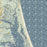 Plum Island Massachusetts Map Print in Woodblock Style Zoomed In Close Up Showing Details