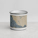 Front View Custom Plymouth Massachusetts Map Enamel Mug in Afternoon