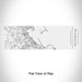 Rendered View of Plymouth Massachusetts Map Engraving on 10oz Stainless Steel Insulated Cup with Sliding Lid in White
