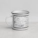 Left View Custom Plymouth Minnesota Map Enamel Mug in Classic