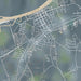 Plymouth North Carolina Map Print in Afternoon Style Zoomed In Close Up Showing Details