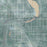 Plymouth Wisconsin Map Print in Afternoon Style Zoomed In Close Up Showing Details
