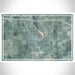 Plymouth Wisconsin Map Print Landscape Orientation in Afternoon Style With Shaded Background