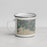 Left View Custom Ponce Puerto Rico Map Enamel Mug in Afternoon