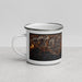 Left View Custom Ponce Puerto Rico Map Enamel Mug in Ember