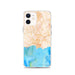 Custom Ponce Puerto Rico Map iPhone 12 Phone Case in Watercolor