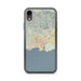 Custom Ponce Puerto Rico Map Phone Case in Woodblock