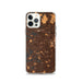 Custom Pontiac Michigan Map iPhone 12 Pro Phone Case in Ember