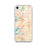 Custom Pontiac Michigan Map iPhone SE Phone Case in Watercolor