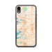 Custom Pontiac Michigan Map Phone Case in Watercolor