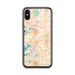 Custom Pontiac Michigan Map Phone Case in Watercolor