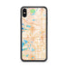 Custom Pontiac Michigan Map Phone Case in Watercolor
