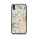 Custom Pontiac Michigan Map Phone Case in Woodblock