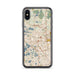 Custom Pontiac Michigan Map Phone Case in Woodblock