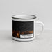 Right View Custom Port Angeles Washington Map Enamel Mug in Ember