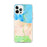 Custom Port Angeles Washington Map iPhone 12 Pro Max Phone Case in Watercolor
