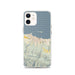 Custom Port Angeles Washington Map iPhone 12 Phone Case in Woodblock